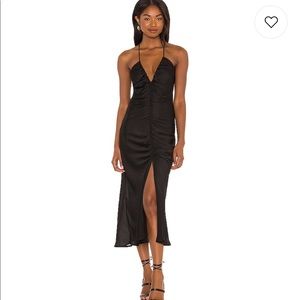 Nothing Better Midi Slip in Black